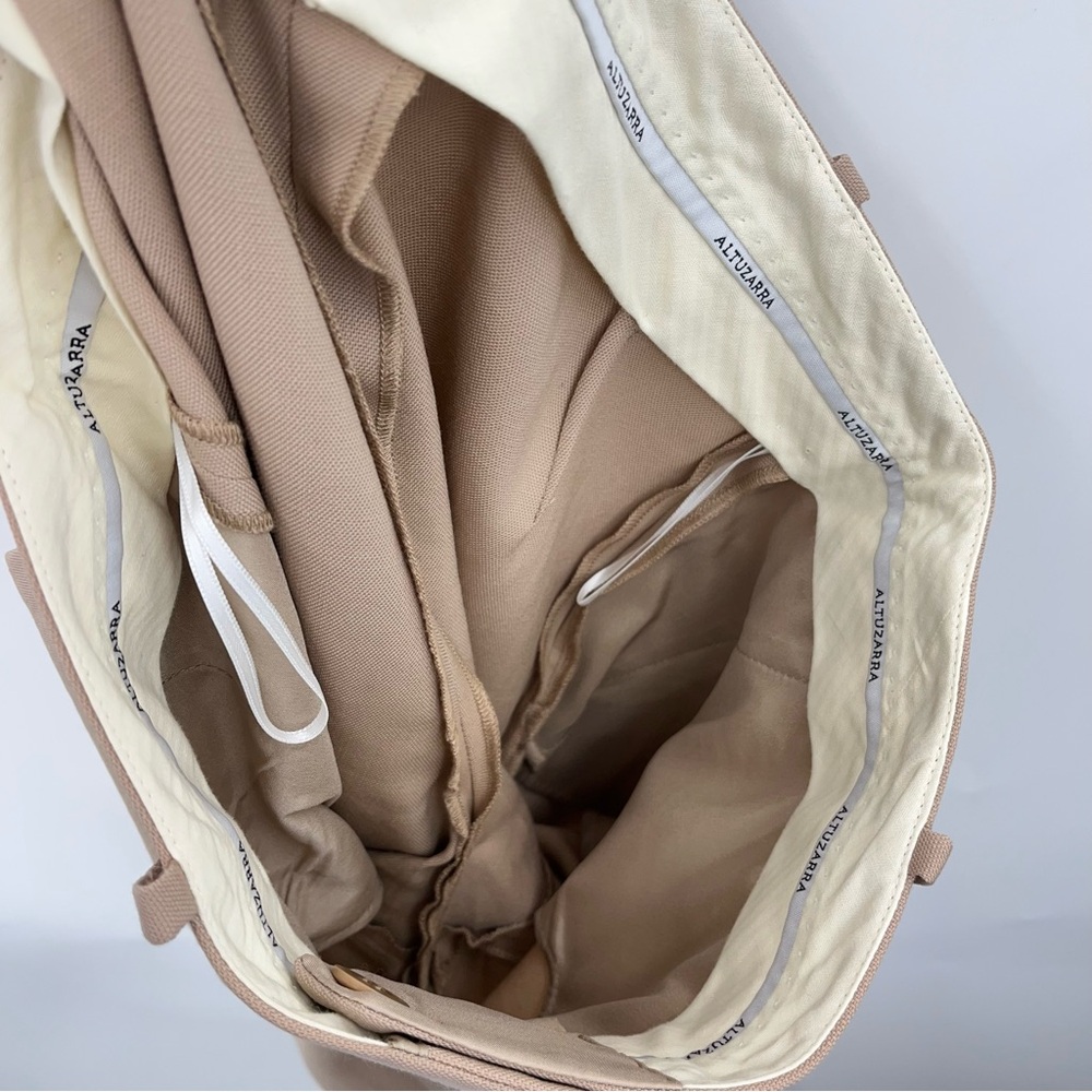 NWOT ALTUZARRA 34 US2 wool Buddy Skinny Trousers tan brown neutral - Picture 10 of 14